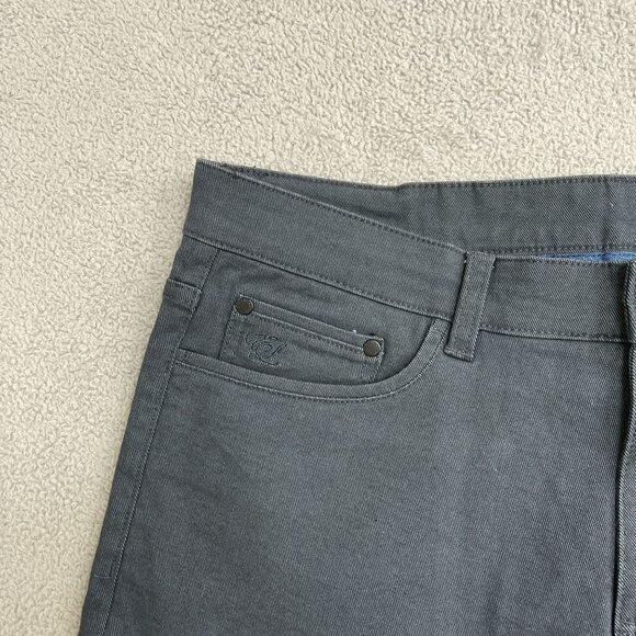 NWOT English Laundry 5 Pocket Men's 32x32 Jeans Gray Cotton Blend Straight Leg - Picture 6 of 7